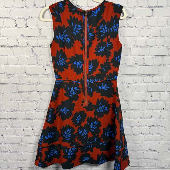 J. Crew Firework Floral Fit & Flare Dress Size 4 - Picture 3 of 7
